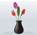 Vase tulip interior