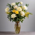 Captivating Floral Display With Graflex Speed Graphic Inspired Vase