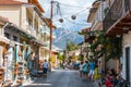 vasiliki town street Greece Lefkada