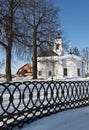 Russian church, winter time