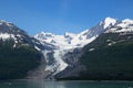 Vassar Glacier in College Fjord, Alaska, United States Royalty Free Stock Photo