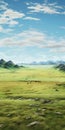 Vast Anime Aesthetic Grassland: Serene Scenes In Uhd