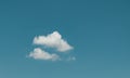 The vast blue sky background. White clouds on sky Royalty Free Stock Photo