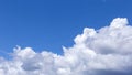 The vast blue sky and clouds sky. blue sky background with tiny clouds Royalty Free Stock Photo