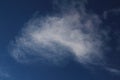 The vast blue sky and clouds sky. blue sky background with tiny clouds. blue sky panorama. Royalty Free Stock Photo