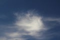 The vast blue sky and clouds sky. blue sky background with tiny clouds. Royalty Free Stock Photo