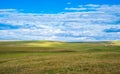 Scenery of Ruoergai grassland in early autumn