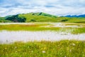 Scenery of Ruoergai grassland in early autumn