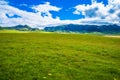 Scenery of Ruoergai grassland in early autumn