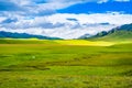 Scenery of Ruoergai grassland in early autumn