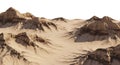 Vast Desert Mountain Landscape with Dramatic Shadows Royalty Free Stock Photo