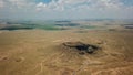 Aerial photography of natural scenery of Ulan hada Volcano Group Chahar Volcano Group in Inner Mongolia, China
