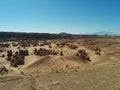 Vast landscape of hoodoo rock formations in Goblin Valley