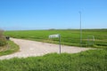 Vast landscape in the region Delta del Po, a natural paradise. Italy. Royalty Free Stock Photo