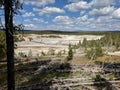 Vast landscape at Yellowstone National Park