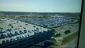 Vast Montreal airport car parking Royalty Free Stock Photo
