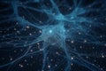 A vast neural network, conceptual abstract illustration. Generative AI