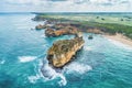 Vast ocean coastline of Victoria.