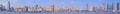 Vast panorama of Shanghai Bund Royalty Free Stock Photo