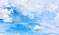 Vast sky with clouds Royalty Free Stock Photo