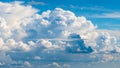 Vast Sky Symphony: Aerial Cloudscape with Dramatic Light Royalty Free Stock Photo