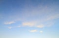 The vast sky and the white clouds float in the sky. Royalty Free Stock Photo
