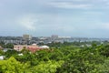 Vast views from on top of  Bennets Hill in Nassau, Bahama Royalty Free Stock Photo