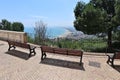 Vasto - Panchine sul belvedere di Loggia Amblingh