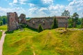 Vastseliina episcopal castle in Estonia Royalty Free Stock Photo