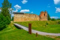 Vastseliina episcopal castle in Estonia Royalty Free Stock Photo