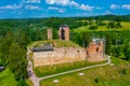 Vastseliina episcopal castle in Estonia Royalty Free Stock Photo