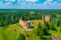 Vastseliina episcopal castle in Estonia Royalty Free Stock Photo