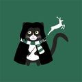 Cute cat Severus Snape and the doe. After all this time? - always.