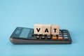 Vat business financial accounting Tax VAT Finance  Calculation Financial Royalty Free Stock Photo