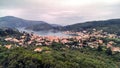 Vathi village in Ithaca Royalty Free Stock Photo