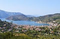 Vathy landscape in Ithaca Greece Royalty Free Stock Photo