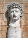 VATICAN - APRIL 18: Statue of Gaius Julius Caesar Augustus at VaticanMuseums at April 18, 2015. He was the first ruler of the Rome