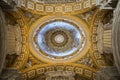 Interior of St. Peter's Cathedral, Vatican City. Italy