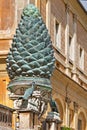 Vatican, Belvedere Palace, pinecone, Italy, Europe Royalty Free Stock Photo