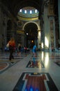 Vatican Cathedral Interior, St. Peter Church, Religion, Rome Royalty Free Stock Photo