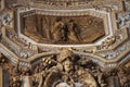 Vatican Ceiling Inside Sculpture Rome Ital Royalty Free Stock Photo