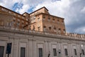 The Vatican City Apostolic Palace is the official residence of the Pope, Royalty Free Stock Photo