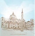 Vatican city background