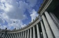 Vatican city colonnades Royalty Free Stock Photo