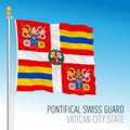 Vatican City, flag of the Swiss Guard of Francis I pope, pennant