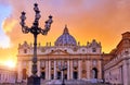 Vatican City Holy See. Dome of St. Peters Basil