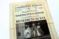 Vatican City, Holy See - 2005 Election of POPE BENEDICT XVI, Official Vatican Newspaper L'Osservatore Romano