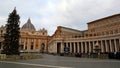 Vatican, Jan. 2, 2023: Queue of people waiting to enter at St. Peter\'s Basilica to see the body of Pope Benedict XVI