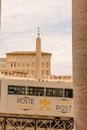 Vatican City, Italy - 23 June 2018: The vatican post, poste vaticane box at saint peters basilica