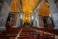 Vatican City, July 22, 2022: Interior of the St. Peter Basilica, Vatican, Italy